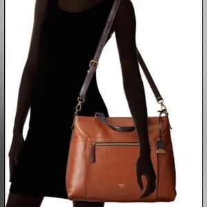 Fossil Vintage Vickery Medium Leather Bag